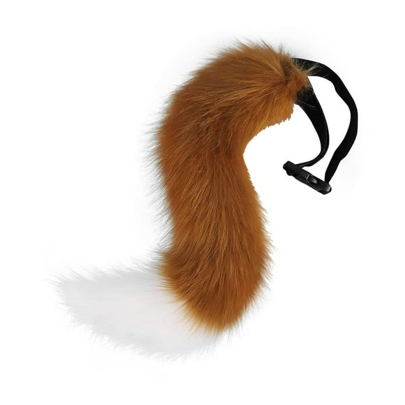 Brown and White Party Tail