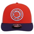 thumbnail image 2 of Men's New Era Orange Clemson Tigers Throwback Circle Patch 9FIFTY Trucker Snapback Hat, 2 of 6