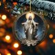 thumbnail image 5 of Effect 2024 Christmas Stereoscopic Vision Birth Blessing Pendant Birth Acrylic Car Hanging Ornaments, 5 of 7