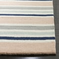thumbnail image 3 of SAFAVIEH Kids Multi Striped Wool Area Rug, Ivory/Multi, 8' x 10', 3 of 6
