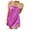 Hot Pink, variant on VISALY nightgowns for women Dresses for Women, Women's One-Shoulder Collar Suspender Nightdress Pajamas Silk Cami Strap Neck Dress, Nap Dress Women s Full Slips for Under Dresses, Hot Pink,XXL