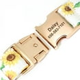 thumbnail image 6 of Didog Floral Nylon Customized Dog Collar Pet Puppy Personalized Name Number Engraved, 6 of 15