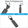 thumbnail image 3 of Reemplazo de tiradores de zipper Uxcell 10 Pcs Kit de reparación de pestañas de zipper desmontables de metal para maletas color negro, 3 of 5