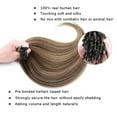 thumbnail image 3 of SEGO 100% Remy Human Hair Extensions Micro Loop Hair Extension Nano Micro Bead Ring Thick Hair Piece Clearance, 3 of 8