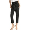 thumbnail image 1 of Pantalon Taille en Papier avec Poches pour Femmes, 1 of 6