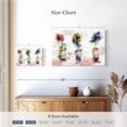thumbnail image 4 of Elephant Stock Rustic Colorful Flowers Wall Art - Horizontal Canvas Wall Art - Living Room Wall Decor - Abstract Canvas - Beige And Pink Decor - 12" x 8", 4 of 8