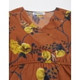 thumbnail image 4 of MoomayaWomens PrintedSquare Neck Summer Dress,Short PuffedSleeves Tiered Cotton Dress, 4 of 8