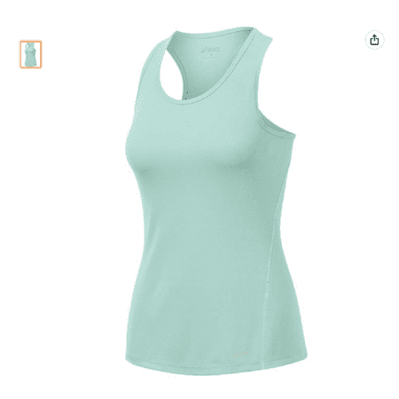 ASICS Women's WR1629 Core Crystal Blue Singlet Top, Sz. X-Large