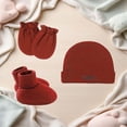 thumbnail image 2 of Daznico Baby Hat Mittens and Booties Set Soft Delicate Skin Gentle Stretch Fit Scratch Prevention, 2 of 3