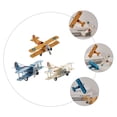 thumbnail image 3 of DEBGFS 3pcs Vintage Airplane Decor Plane Model Iron Airplane Ornament Desktop Decoration, 3 of 6