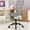 Gray, variant on Armless Office Chair Mesh Desk Chair Adjustable Mesh Computer Chair No Arms Task Rolling Chair with Quiet 360°Swivel Wheels for adults, Black