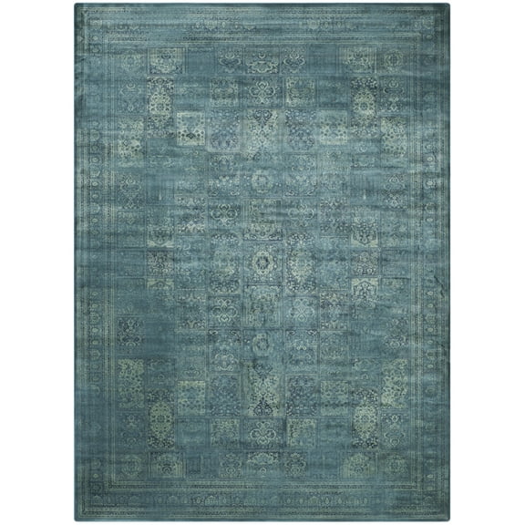 SAFAVIEH Vintage Zen Traditional Area Rug, Turquoise/Multi, 2'7" x 4'