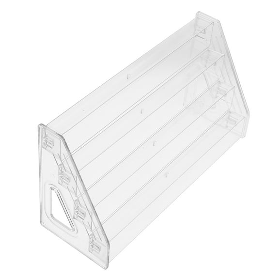 OFFIGAM Acrylic Postcard Display Stand Tiered Holder for Craft Fairs and Pack Clear Organizer