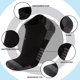 thumbnail image 3 of Calcetines COOVAN para hombre, 10 pares, cómodos y de corte bajo, 3 of 9