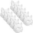 thumbnail image 1 of 10 st Therian Mask Katt Räv Mask Therian Halloween Mask Therian Kostym för Barn Vuxna Tom Mask för Jul Fest & Therian WELLNGS, 1 of 5
