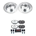 thumbnail image 2 of PowerStop Rear Z26 Street Warrior Brake Pad and Rotor Kit with Red Powder Coated Calipers Fits: LAND ROVER Select Models KC6152-26, 2 of 4