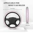 thumbnail image 4 of KLL Car Steering Wheel Cover, Universal 15 inch, Soft Elastic and Comfortable,Car Accessories Decorations-Shells Pearl, 4 of 7