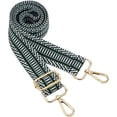 thumbnail image 1 of LAICAIW Grand Bandoulière, Sangle de Sac à Main Réglable Style Guitare avec Boucle Dorée Remplacement Tissé pour Sacs à Main (3,8 cm) Couleur10, 1 of 5