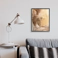 thumbnail image 2 of Stupell Industries Wet Paint Abstraction Brown Watercolor Strokes Abstract Painting Black Framed Art Print Wall Art, 24 x 30, 2 of 7