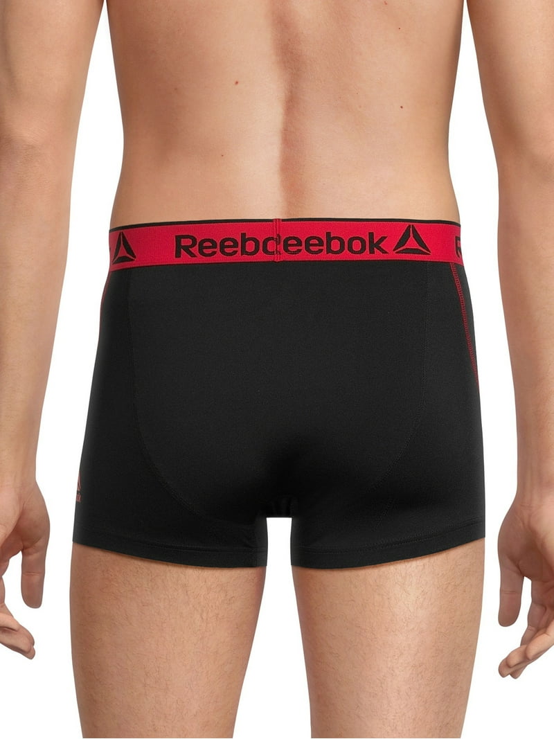 Reebok Men's Underwear Pro Series Performance Trunk Boxer Briefs