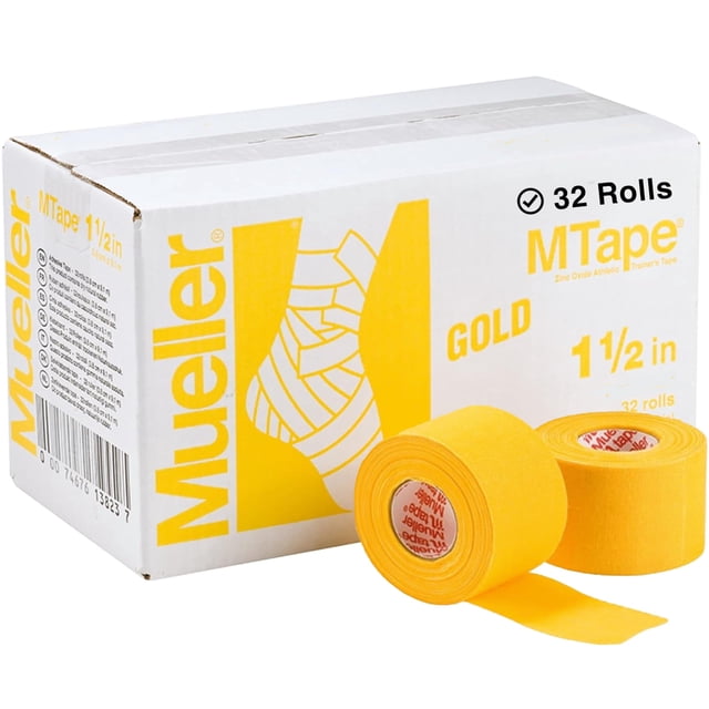 Pack de Equipo de Cintas Atléticas MUELLER MTape 1.5 cm x 9.1 m 32 unidades