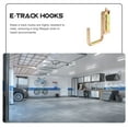 thumbnail image 6 of Raindrops Iron E-Track Ladder Hook with Spring Clip for Trailer, Garage, and Truck Bed Storage Solutions, 6 of 8