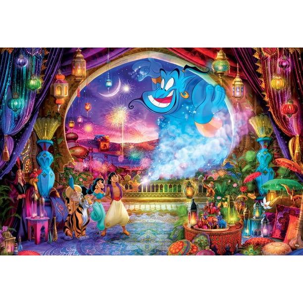 Aladdin Puzzles for Kindergarten Visual and Cognitive Growth