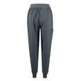 thumbnail image 5 of ASDFVBKG Scrubs for Women Set V-Neck Short Sleeve Solid Color Plus Size Clothing and Jogger Pant Set with 6 Pockets Gray XXL, 5 of 6