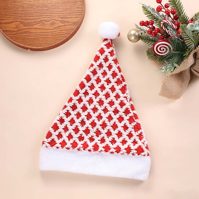 Hat de Navidad, adornos de Navidad, sombrero de seda brillante, decoración de actividad de Navidad, estilo de Navidad, sombrero de actividad, para fiestas, alta visibilidad, resistente al agua,