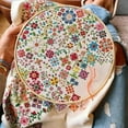 thumbnail image 3 of Beginner Embroidery Practice Kits for Adults Easily to Learn Floral Crosses Stitching Starters Kits for Kids Flower Hand Craft DIY, 3 of 8