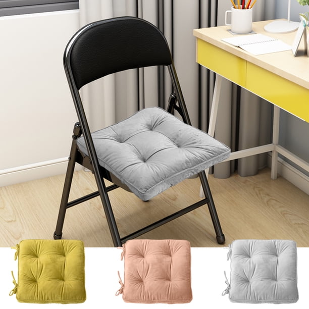 Ganfancp Cojín de Silla de Terciopelo Macizo Súper Suave Cojín de Asiento Cómodo y Transpirable Fácil de Llevar Adecuado para Cocina Comedor Sala de Estar Dormitorio Ofertas de La Semana Cojín X 1