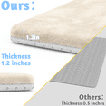 thumbnail image 5 of Baby Play Mat for Floor, Playpen for Babies and Toddlers, Soft Coral Velvet, Non-Slip Bottom Helps Cushion for Tummy Time, 50×50, Apricot, 5 of 9