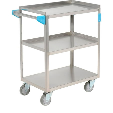 Carlisle Stainless Steel Utility Transportation Cart 300 Lb. Capacity 24x15-1/2
