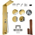 thumbnail image 1 of VEVOR 5 in 1 Shower Panel System with Spout Rainfall Massage Jets Tub Spout Hand, 1 of 8