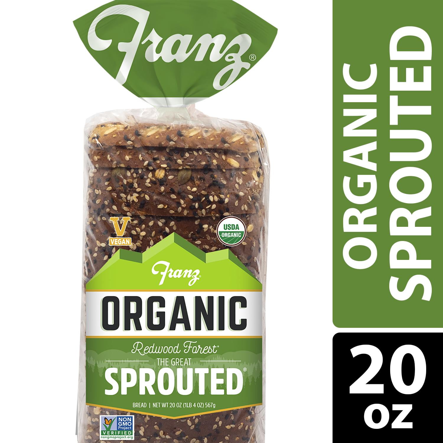 Franz Organic The Great Sprouted Bread Thin Sliced