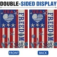 thumbnail image 3 of 4th of July Patriotic Decorative Garden Flag, USA America Freedom Stripes Love Beach Coastal Yard Outside Home Decoration, American Nautical Starfish Outdoor Small Decor Double Sided 12 x 18, 3 of 6