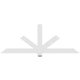 thumbnail image 4 of 72"W x 27"H x 2"D x 4"F, 9/12 Pitch, Kennewick Architectural Grade PVC Gable Bracket, 4 of 8