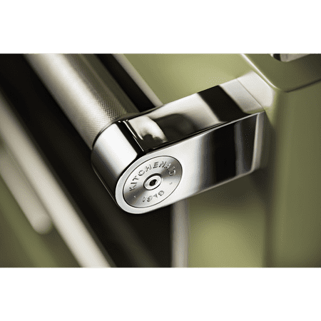 KitchenAid - 5.1 Cu. Ft. Freestanding Dual Fuel True Convection Range with Self-Cleaning - Avocado cream