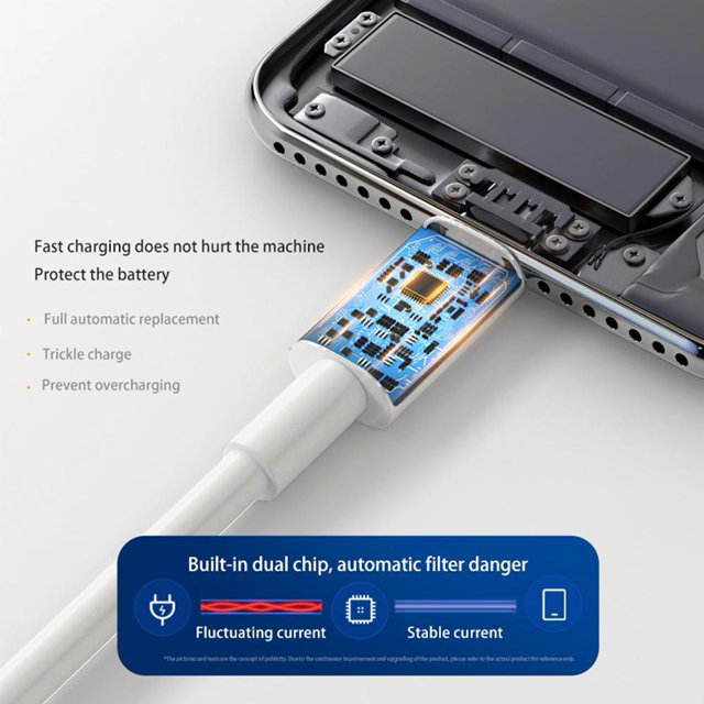 Cable de carga de teléfono móvil para Xiaomi Redmi POCO Huawei Honor OPPO VIVO (5A 40W) Likrtyny Para estrenar