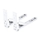 thumbnail image 4 of Soporte plegable de acero de 8 ", 2 uds. De longitud, soporte para estante montado en la pared, uso doméstico y cocina, 4 of 8