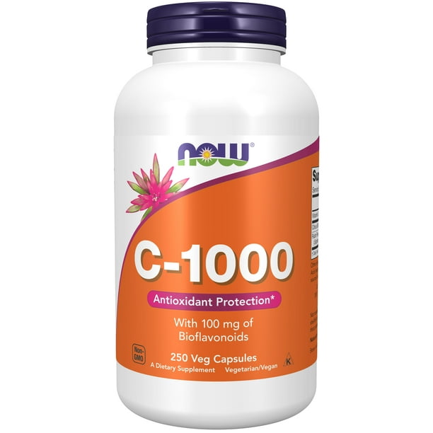 NOW Supplements, Vitamin C1,000 with 100 mg of Bioflavonoids