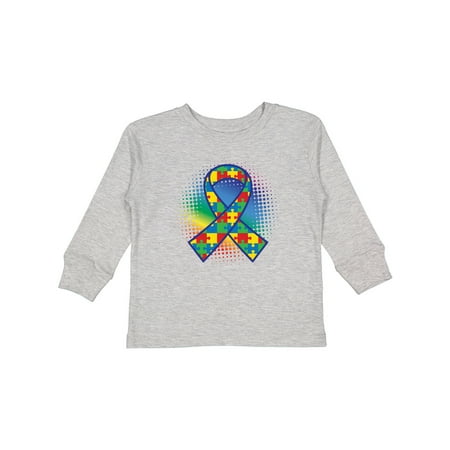 

Inktastic Autism Awareness Ribbon Support Walk Gift Toddler Boy or Toddler Girl Long Sleeve T-Shirt