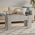 thumbnail image 1 of vidaXL Coffee Table Concrete Grey 101x49x52 cm Engineered Wood, 1 of 5
