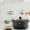 Black, variant on 8-Quart Oval Manual Slow Cooker with 3-Position Heat Control, Black Ceramic and Metal Construction, Glass Lid, Ideal for Home Cooking