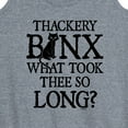 thumbnail image 3 of Hocus Pocus - Binx What Took Thee So Long - Women's Racerback Tank Top, 3 of 5