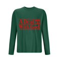 thumbnail image 3 of Blusas y camisas de manga larga con cuello redondo para hombre, deportivas, fitness, hogar, pijamas estampados, camiseta de manga larga con cuello redondo, blusa de poliéster para hombre, 3 of 3