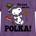 thumbnail image 3 of Peanuts - You Had Me At Polka - Toddler & Youth Girls Short Sleeve Graphic T-Shirt, 3 of 6