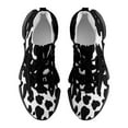 thumbnail image 5 of Black And White Cow Print Walking Shoes for Men Woman Lightweight Tennis Fashion Elastic Sports Shoes Cushion Basketball Shoes, 5 of 7
