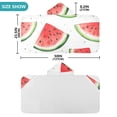 thumbnail image 4 of Yayeee Kids Hooded Towels Toddler Soft Absorbent Beach Bathing Wrap 50" x 23.5", Red Watermelon, 4 of 5