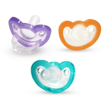 RaZbaby Jollypop Pacifier for Newborns & Up, Natural Shaped Orthodontic Binky, Lovingly Shared in NICUs & Hospitals Worldwide, Medical-Grade 100% BPA-Free - 0-3 Months, 3 Pack - Variety